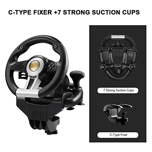 Orange Racing Wheel with Pedals C3528