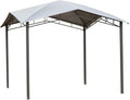 10' x 10' Grey Steel Frame Patio Gazebo V762308