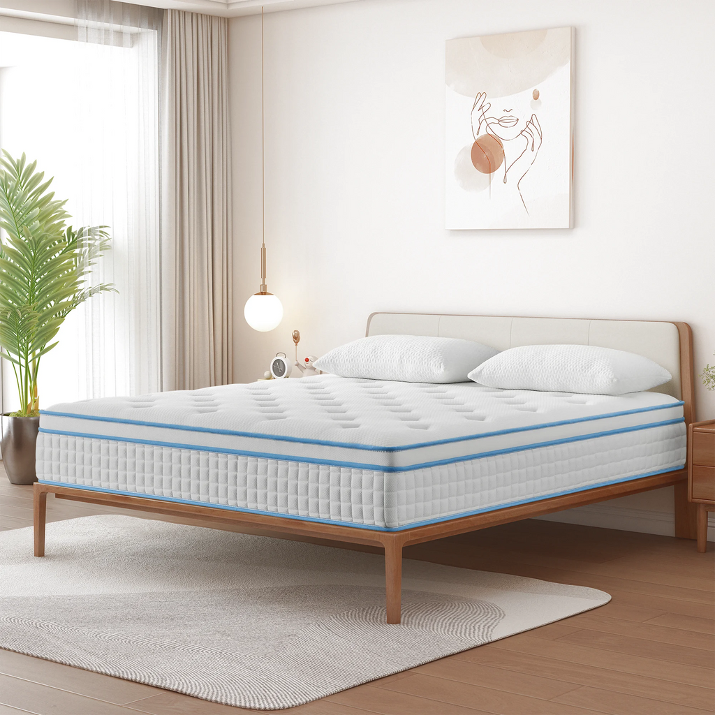 Queen 14 Inch Hybrid Gel Memory Foam Pocket Innerspring Mattress E999323