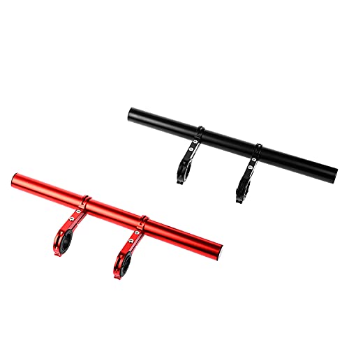 Black Aluminum Alloy 30cm Handlebar Extender J22115