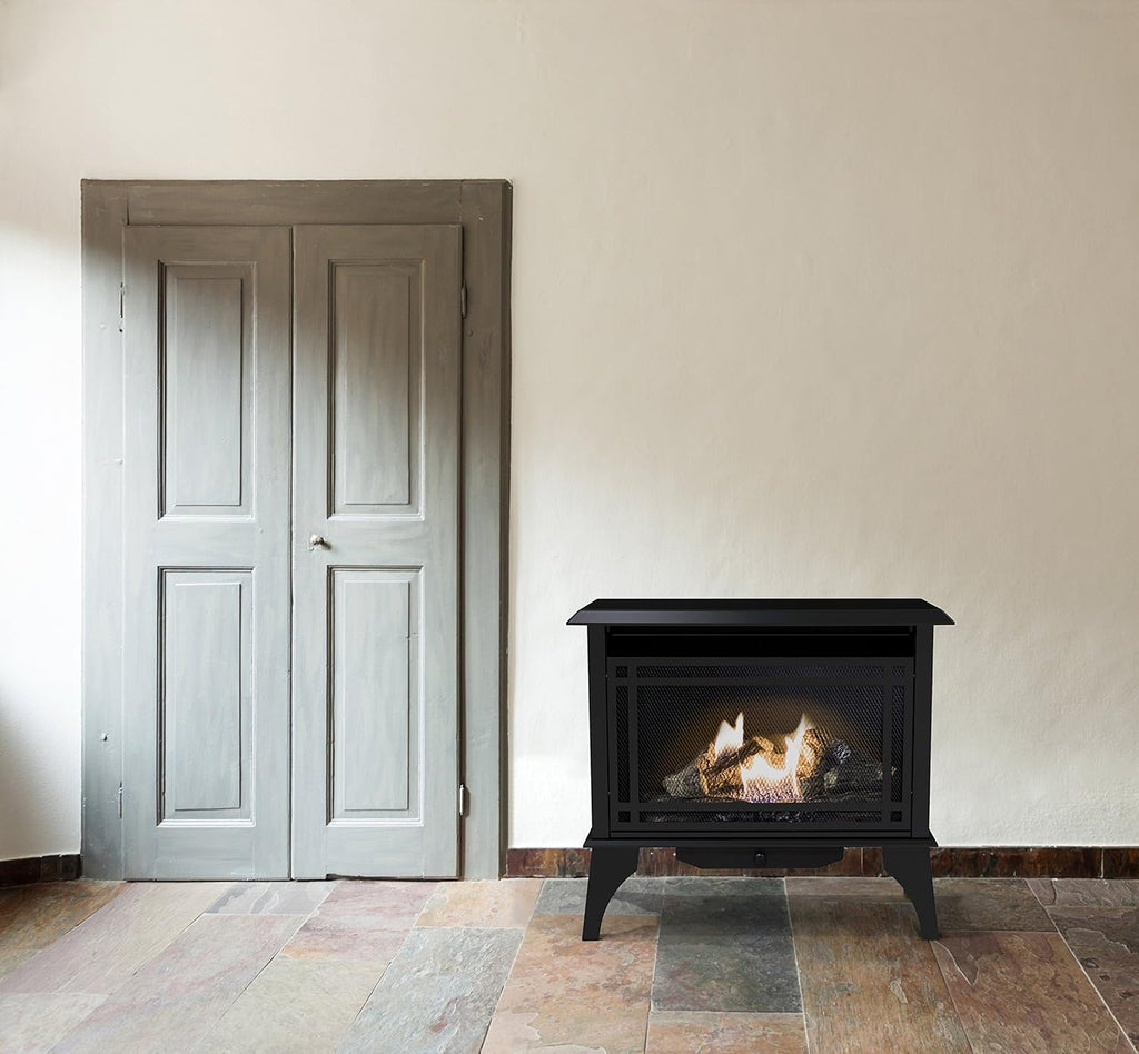 30,000 BTU 32" Black Gas Vent Free Stove U56246