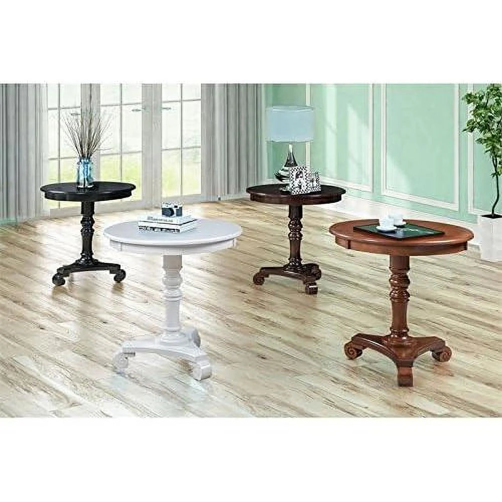 Espresso Wood End Table I75836