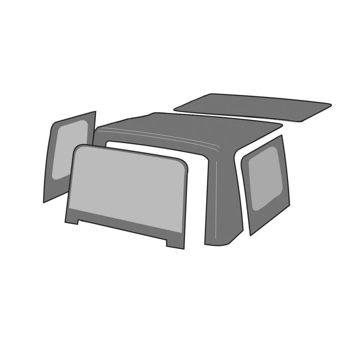 Soft Top for Jeep Wrangler U953