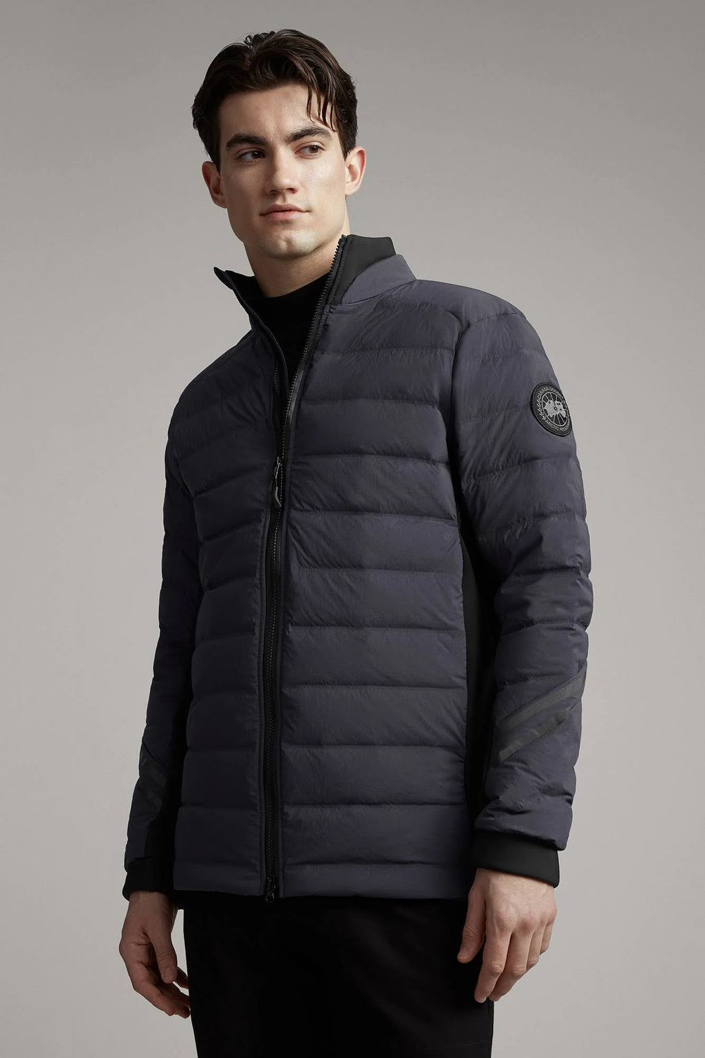 Navy Down Bomber Jacket Z16040