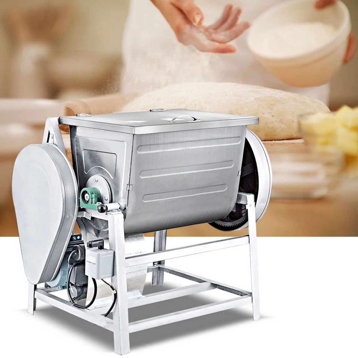 Electric Spiral Dough Mixer 30QT 2 Speed 110V D2024