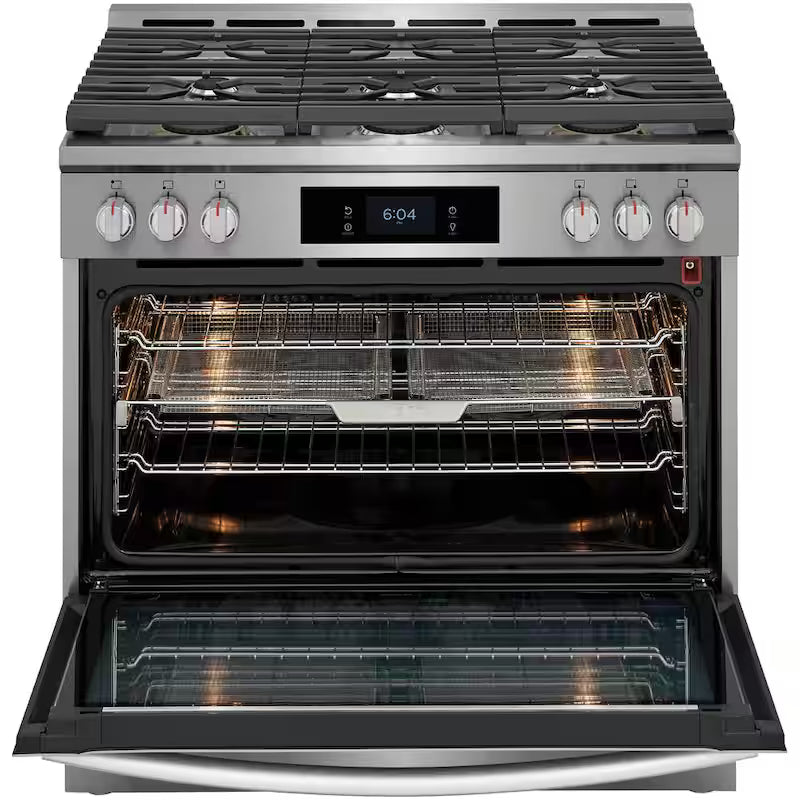 6-Burner Slide-In Dual Fuel Range with Air Fry N974