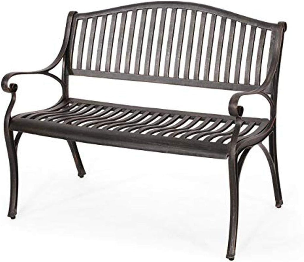 Bronze Cast Aluminum Bench V37232