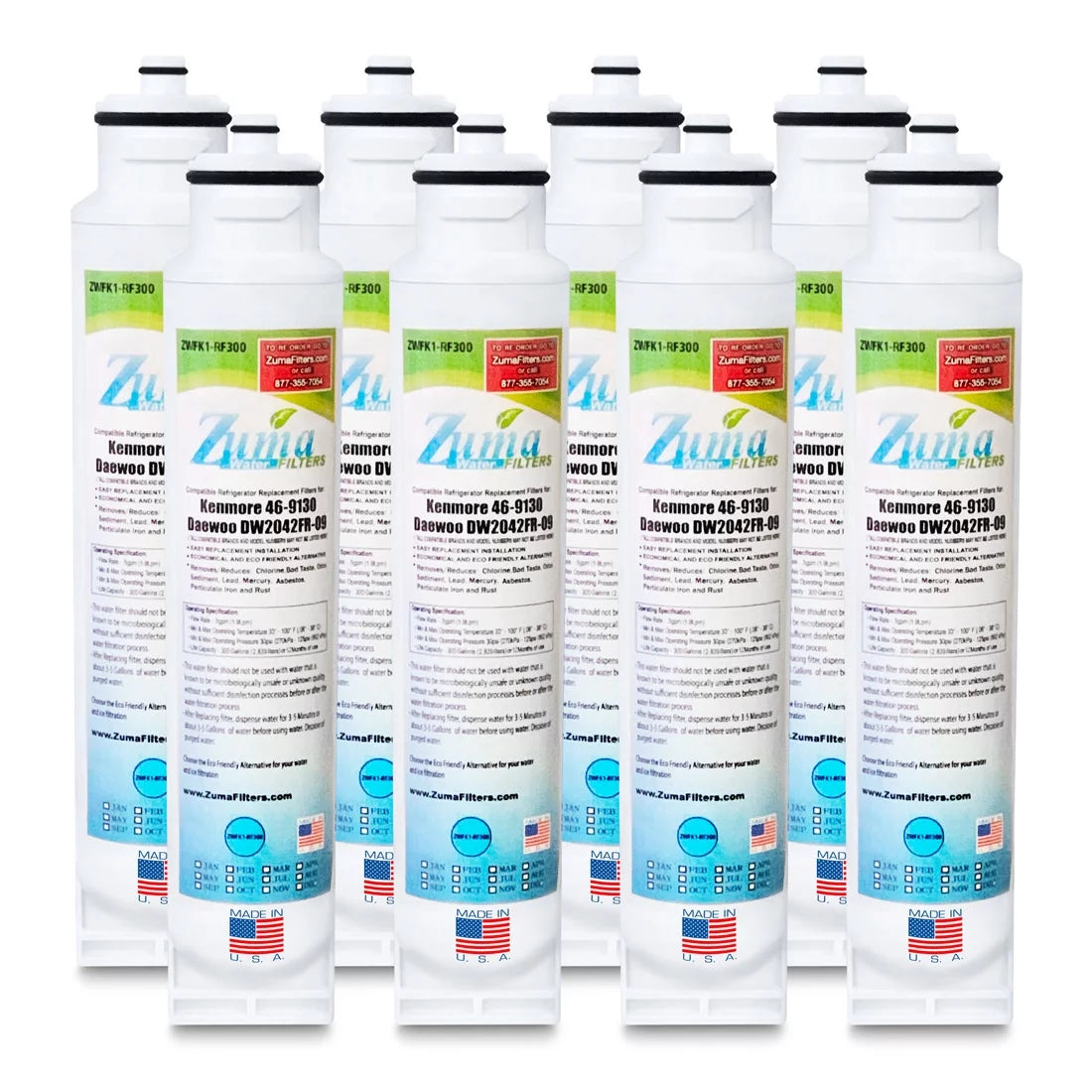 Water and Ice Filter 8 Pack P9313