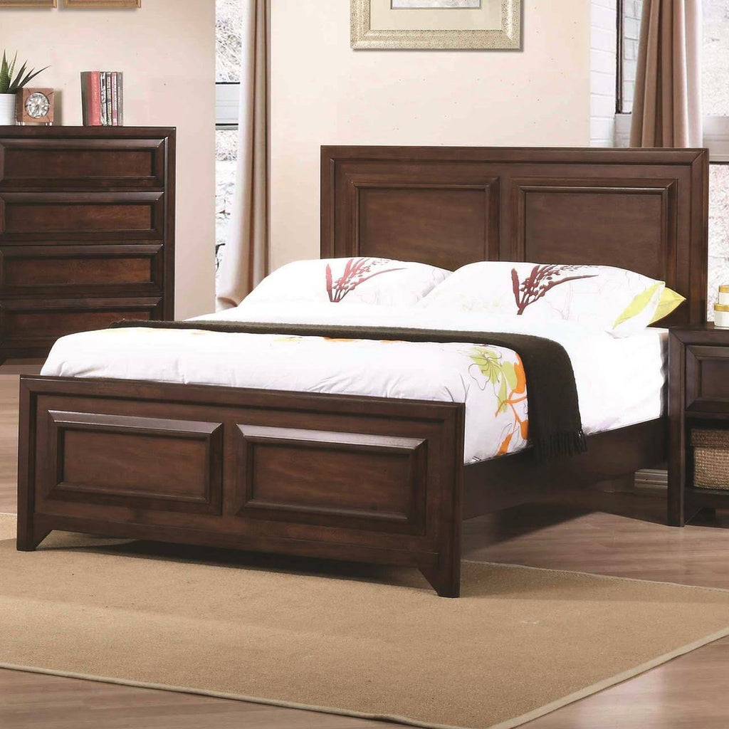 Maple Oak Twin Panel Bed J68705