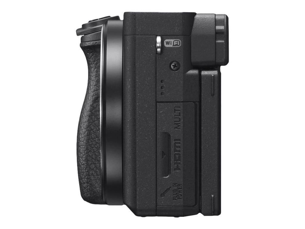 Black Mirrorless Digital Camera 24.2 MP APS-C 4K with 18-135mm Lens U8986