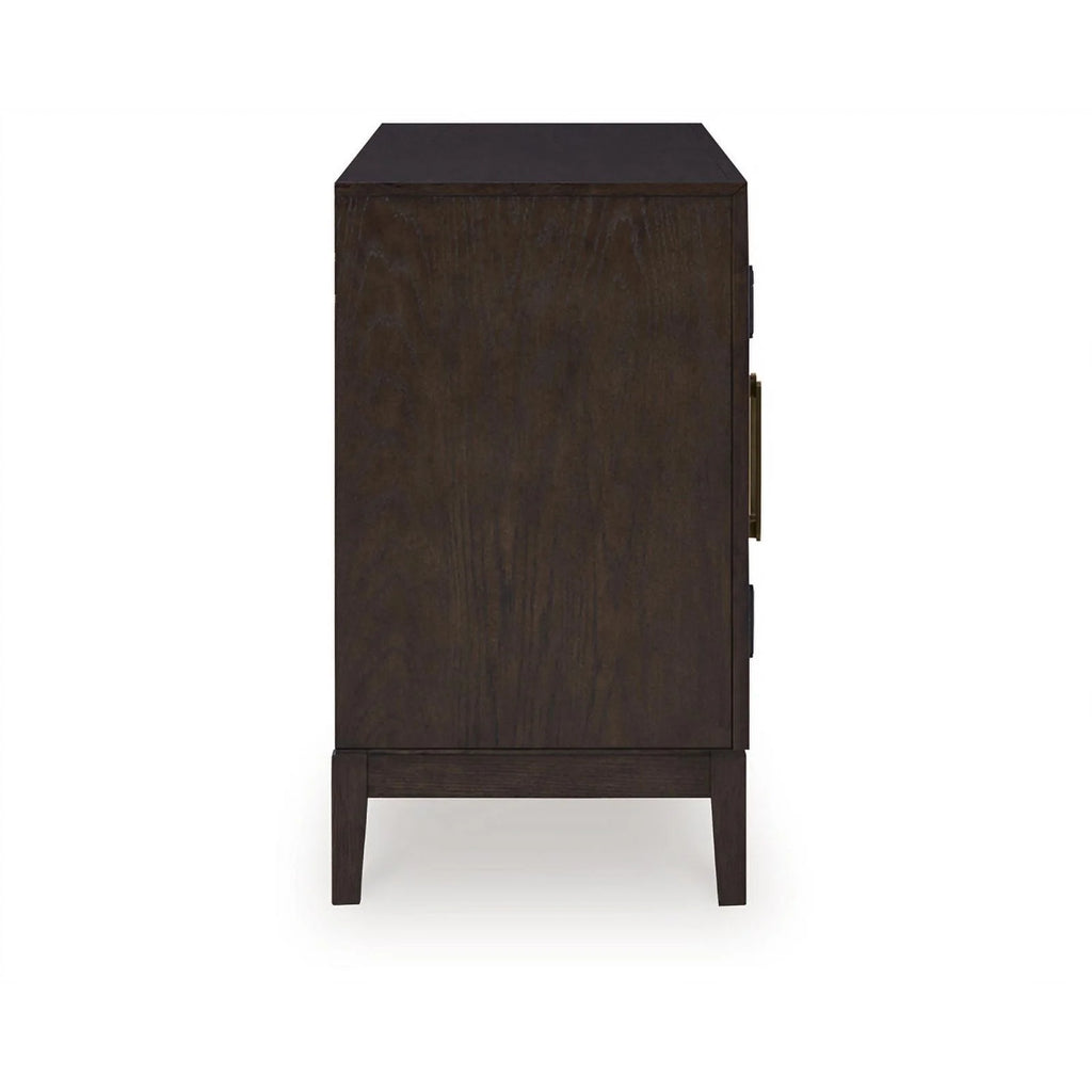 Dark Brown Wood Dining Server W5541