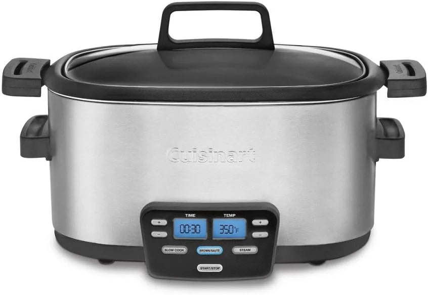 6 Quart 3-in-1 Stainless Steel Multicooker D669824