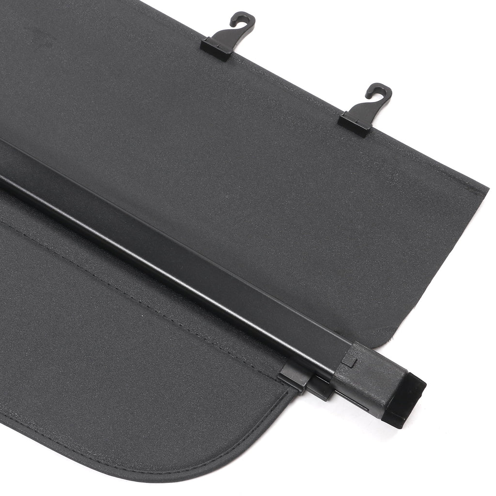 Black PVC & Aluminum Rod Retractable Cargo Cover N7136