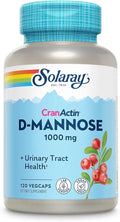 D-Mannose 1000mg Cranberry Supplement with Vitamin C, 120 VegCaps B562
