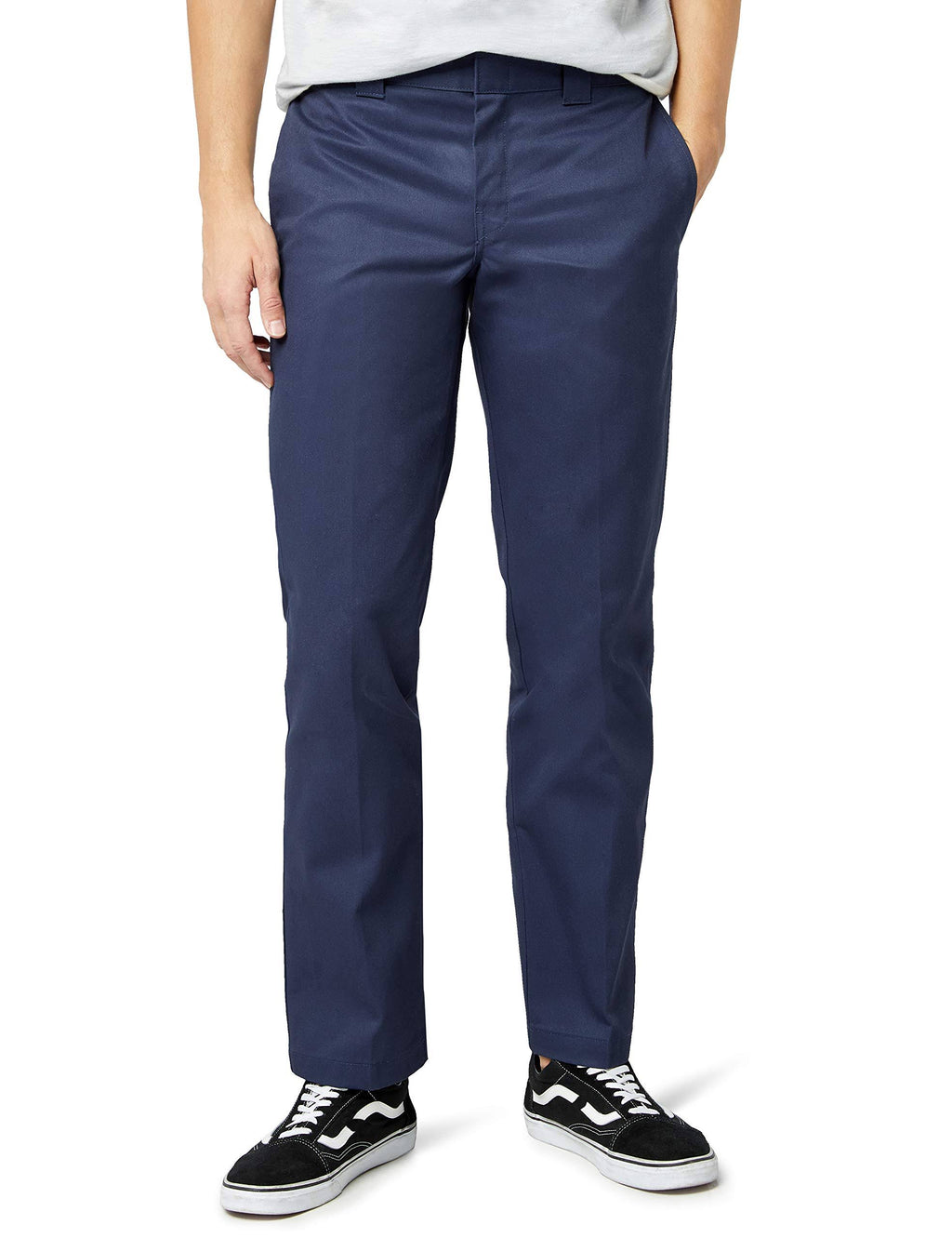 Navy Blue Slim Straight Work Pant M520
