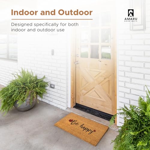 Coir Door Mat with Heavy Duty Backing N85957