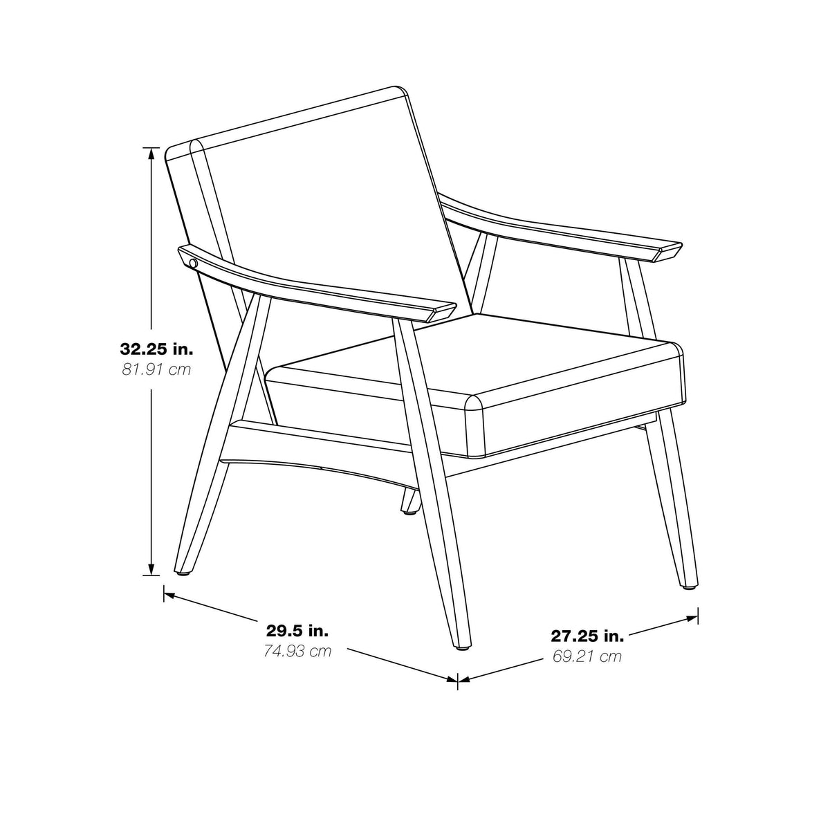 Charcoal Armchair M75762