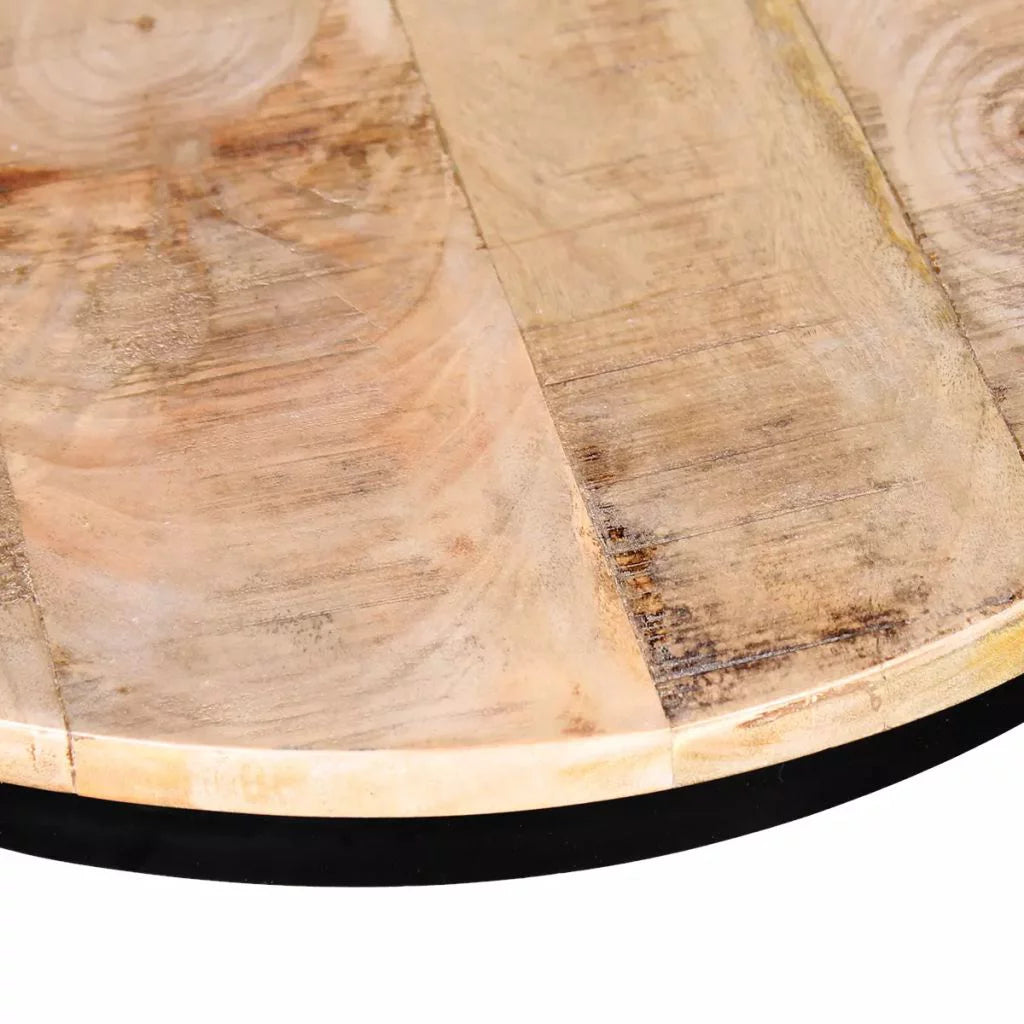 Two Piece Round Mango Wood Coffee Table Set M7873