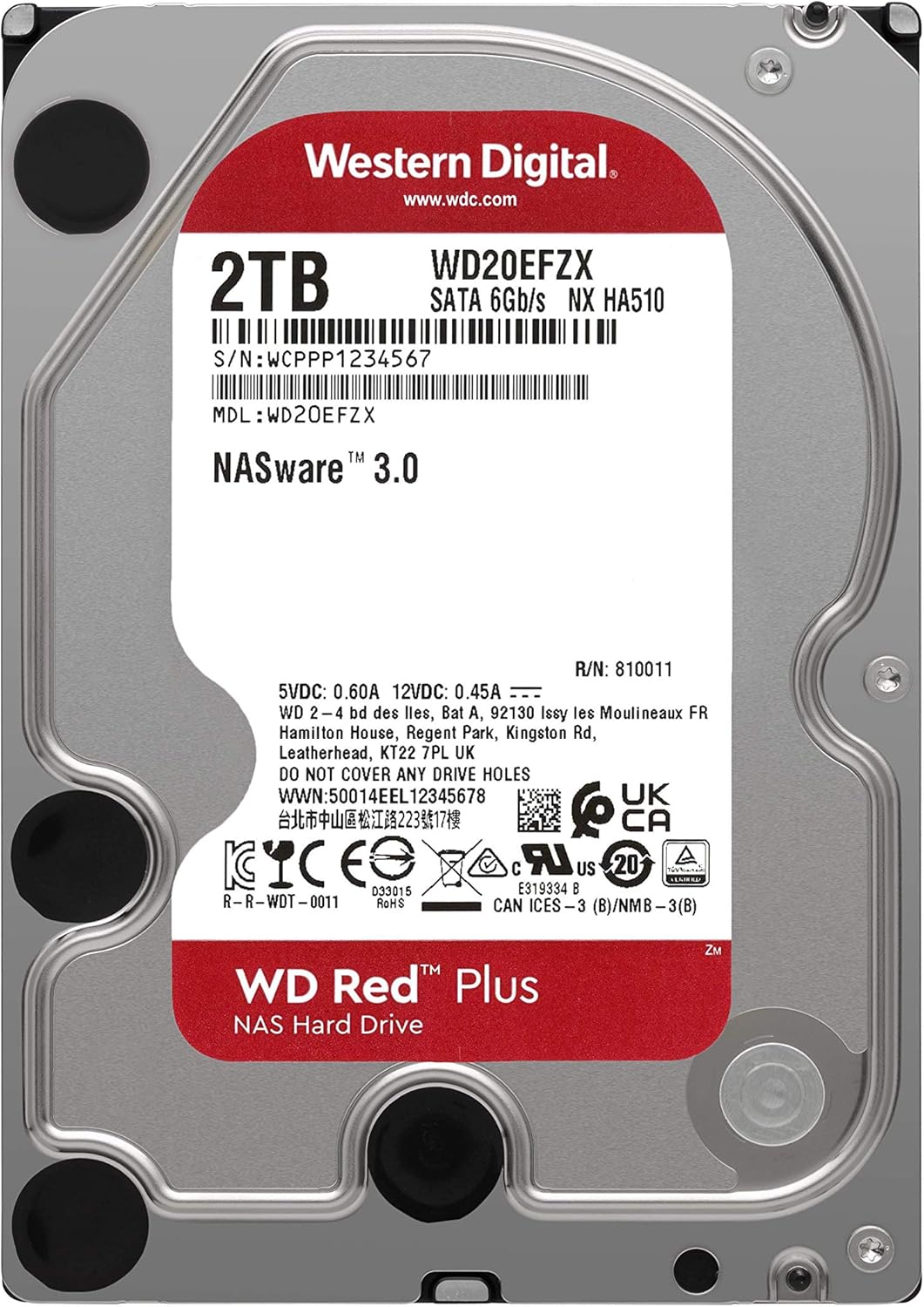 4TB NAS Internal Hard Drive HDD Z25524