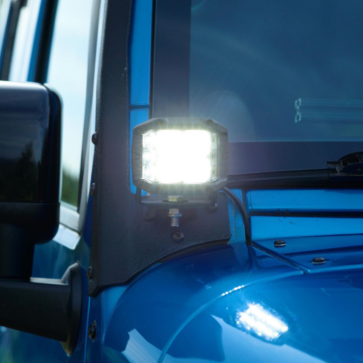 3 in. LED Flood with Sidelight, Pair K24189