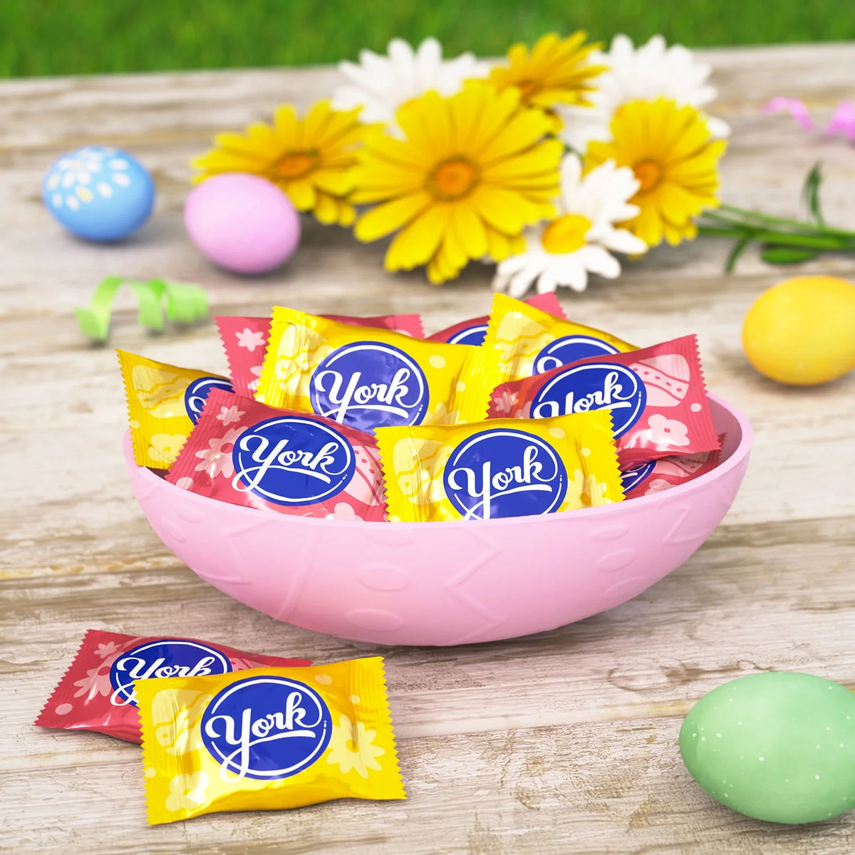 Dark Chocolate Peppermint Patties Eggs Candy, Bag 9.6 oz B230932