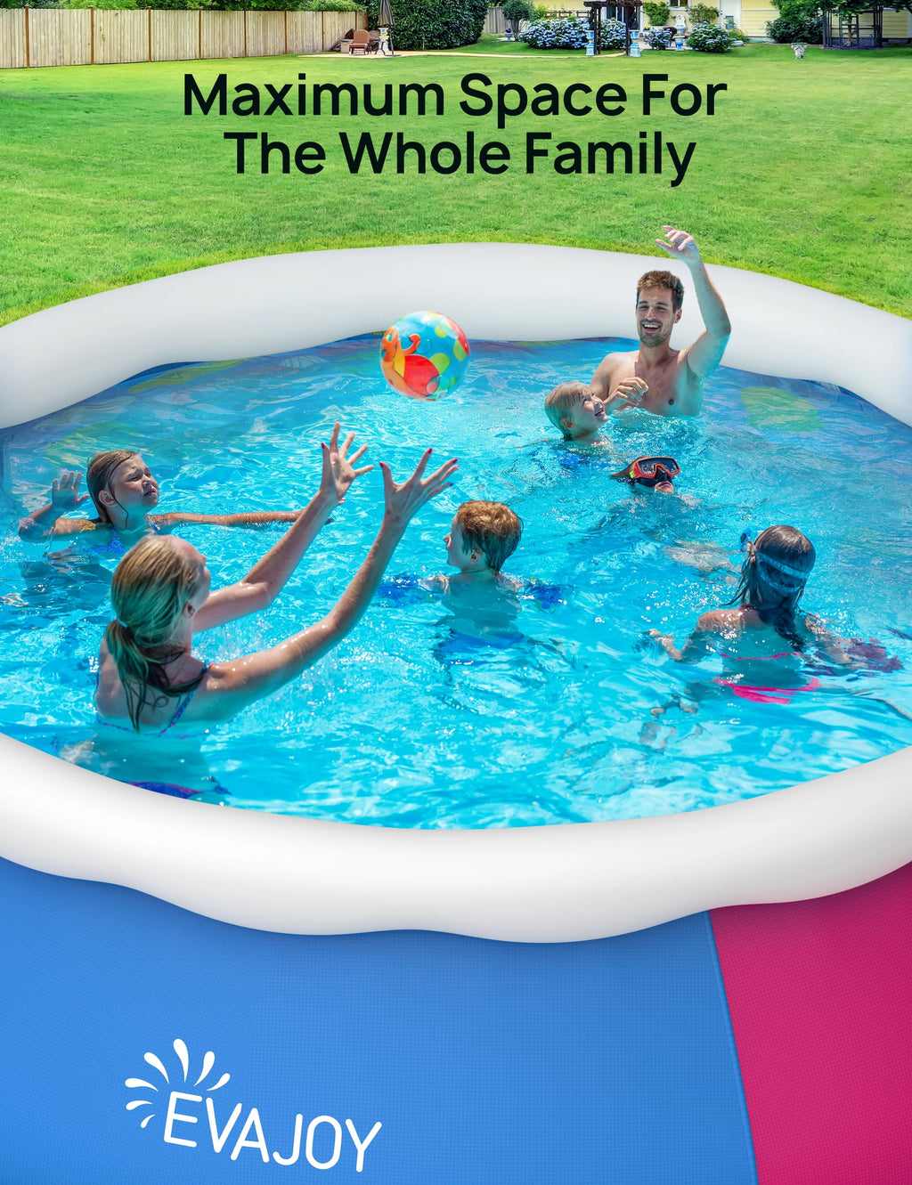 15ft 35in Above Ground Pool with Filter Pump, Ground Cloth and Cover V74276