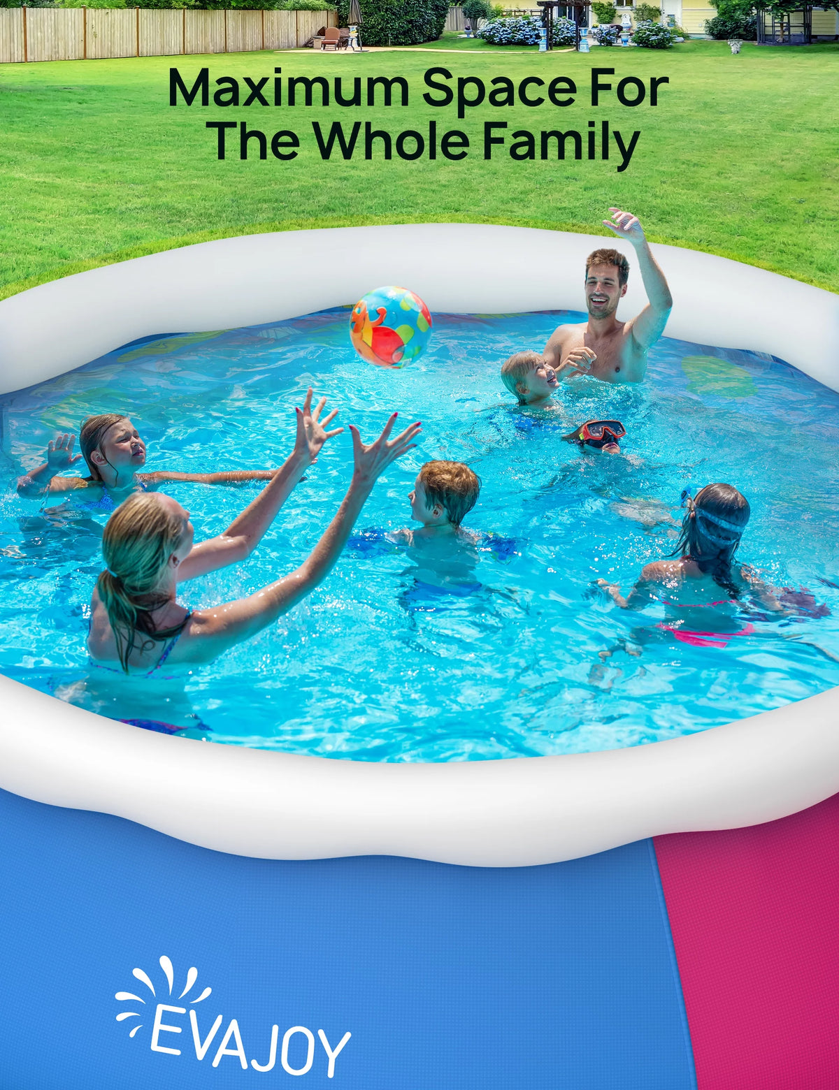 15ft 35in Above Ground Pool with Filter Pump, Ground Cloth and Cover V74276