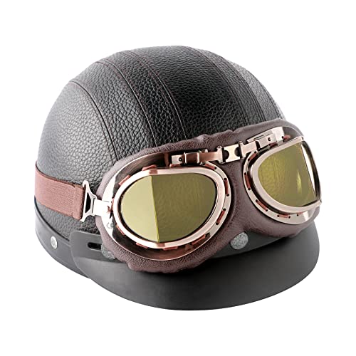 Vintage Pilot Motorcycle Goggles H578