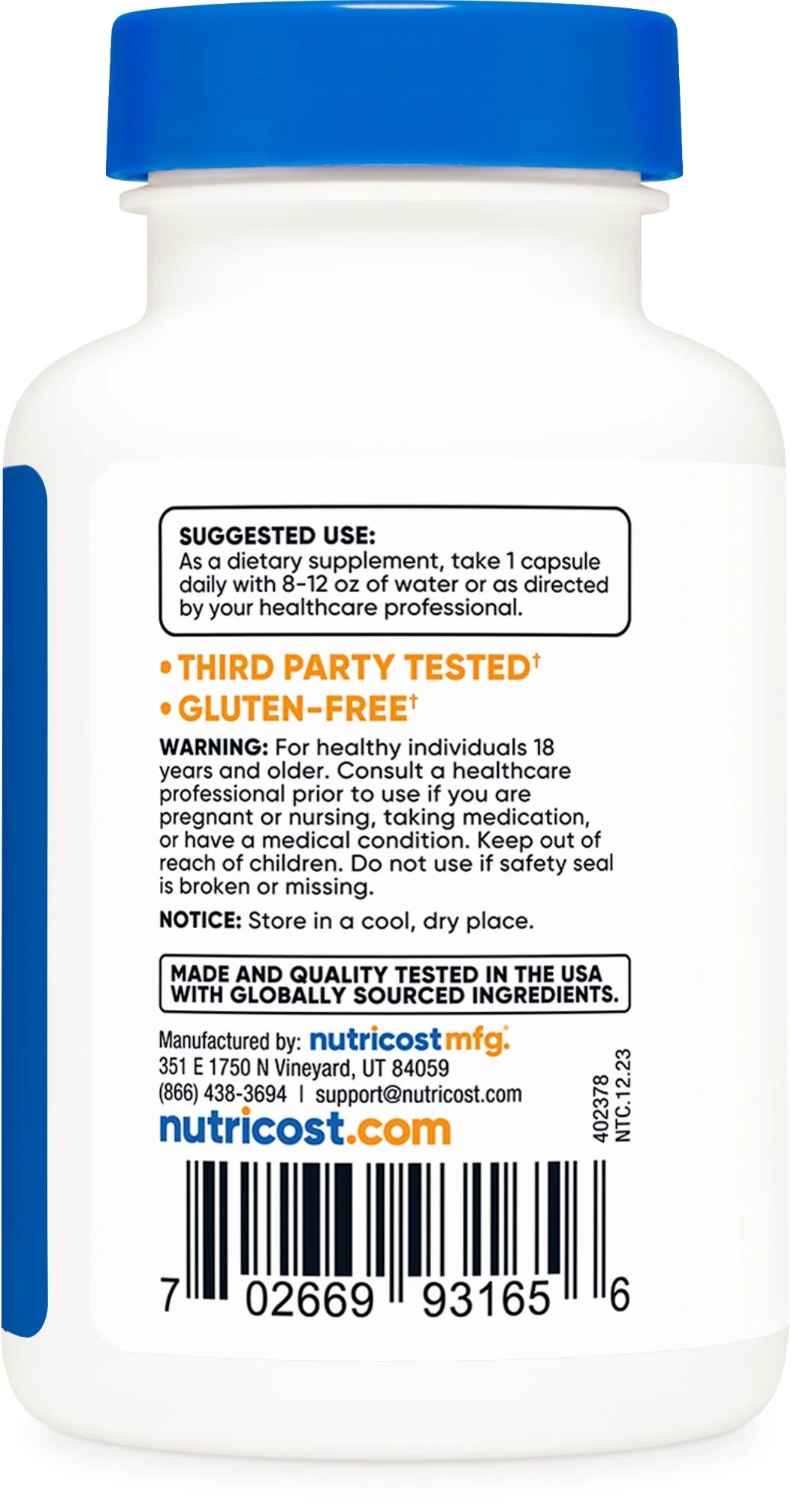 250mg 60 Capsules Tudca Supplement Z316