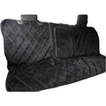 Charcoal X-Large Quilted Velvet Waterproof Car Seat Cover Y6732