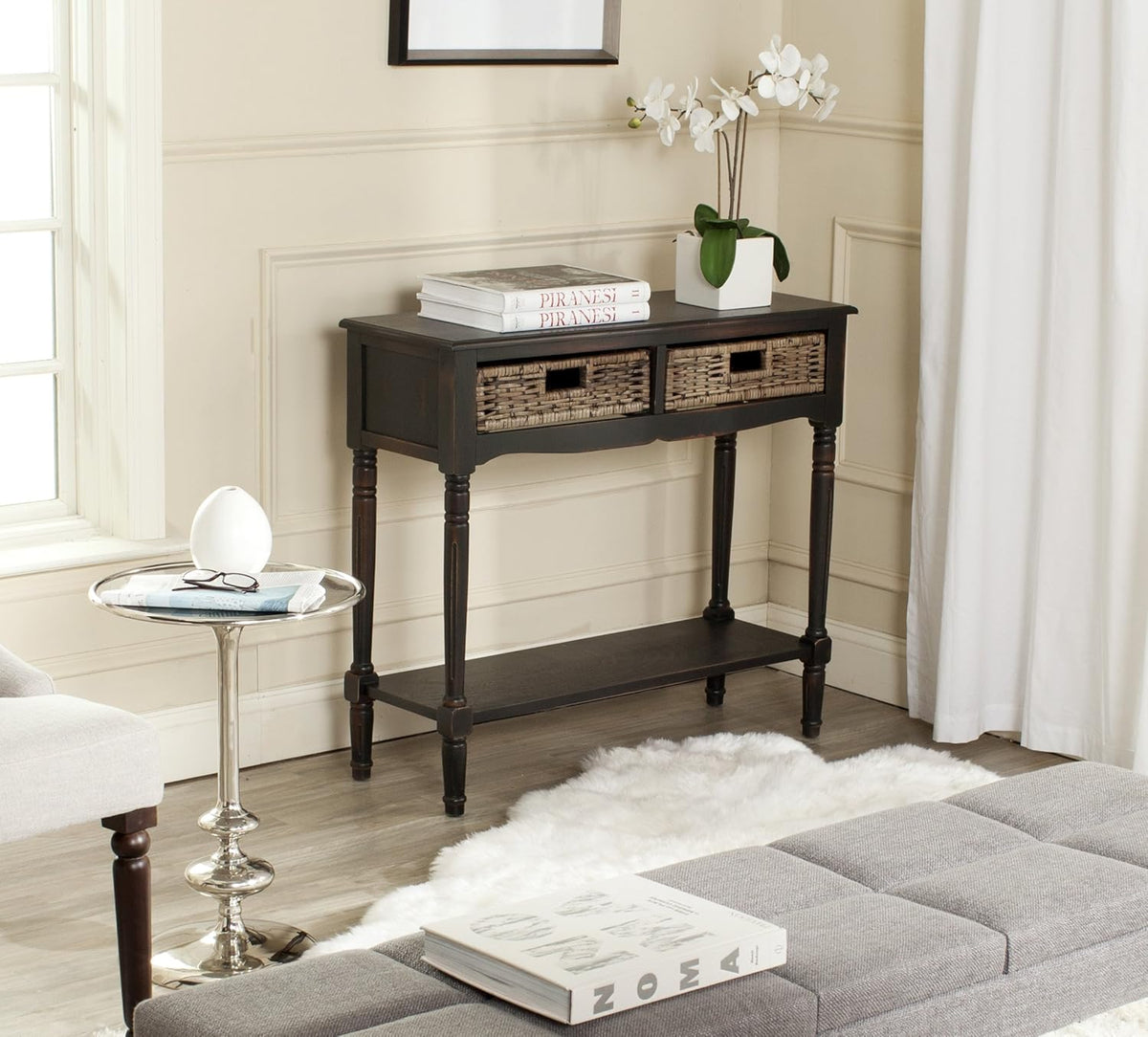 Brown Console Table K568