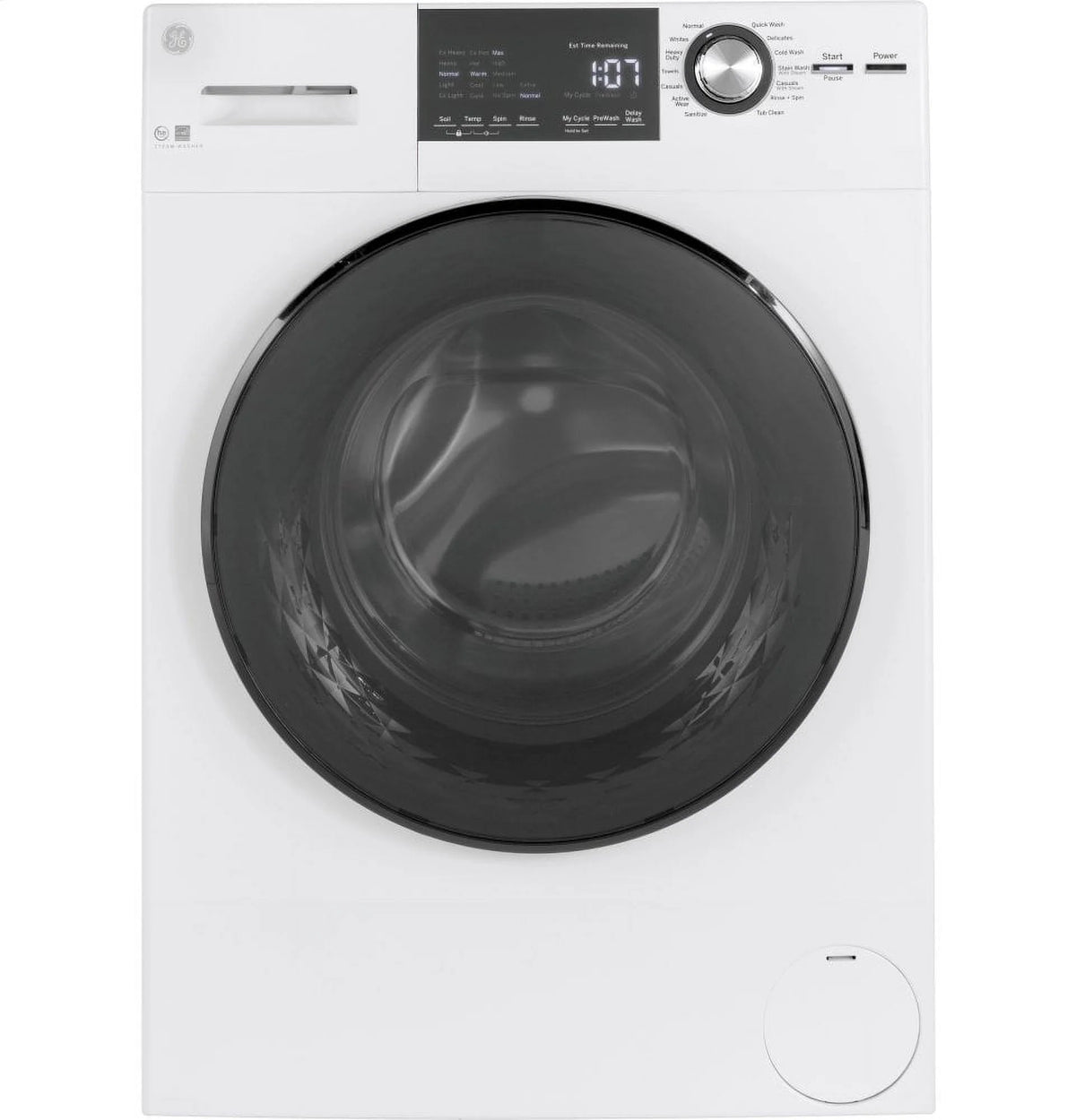 24 Frontload Washer with Steam 2.4 cu. ft. White I7527