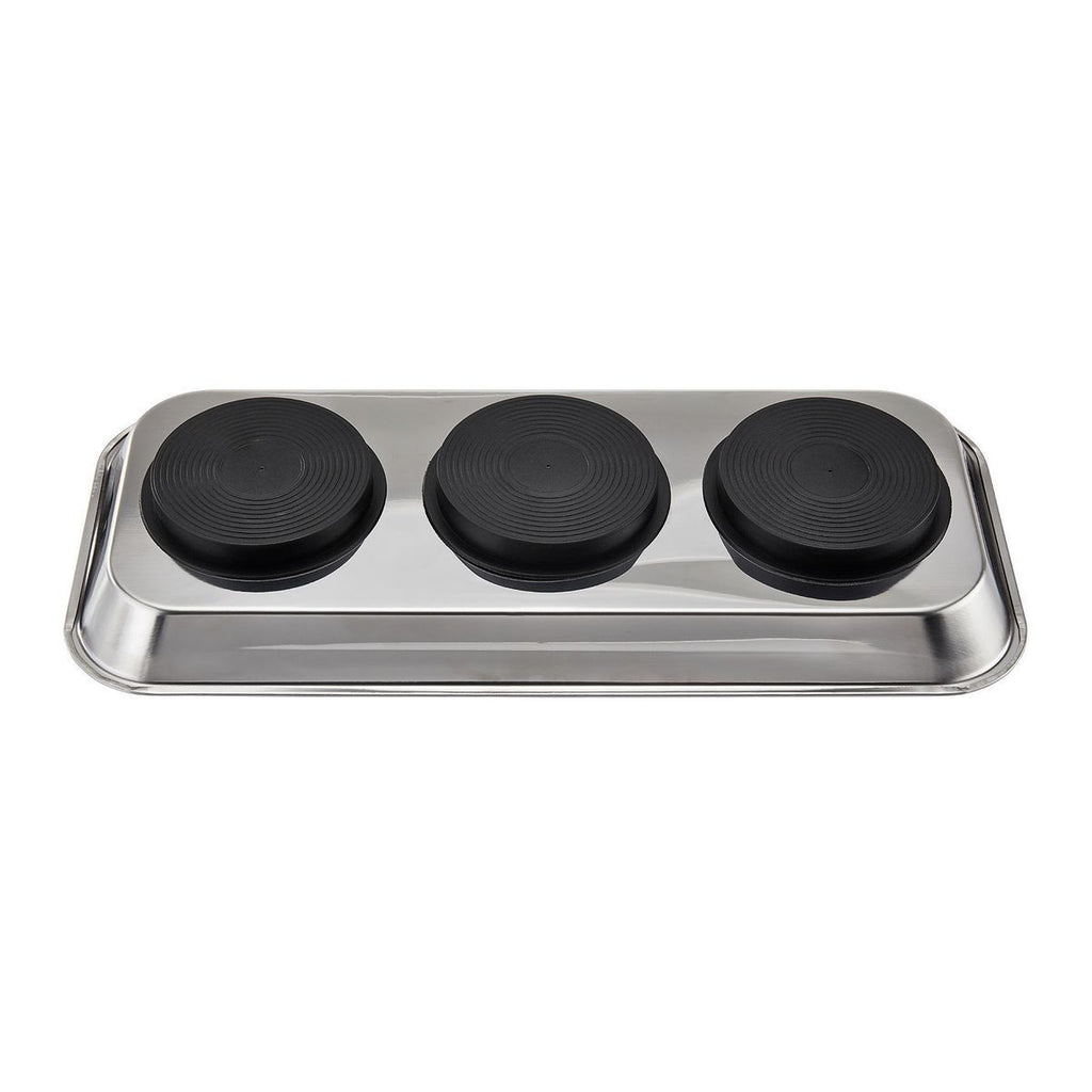 14-1/8 in. x 6-1/4 in. Magnetic Stainless Steel Parts Tray S15707