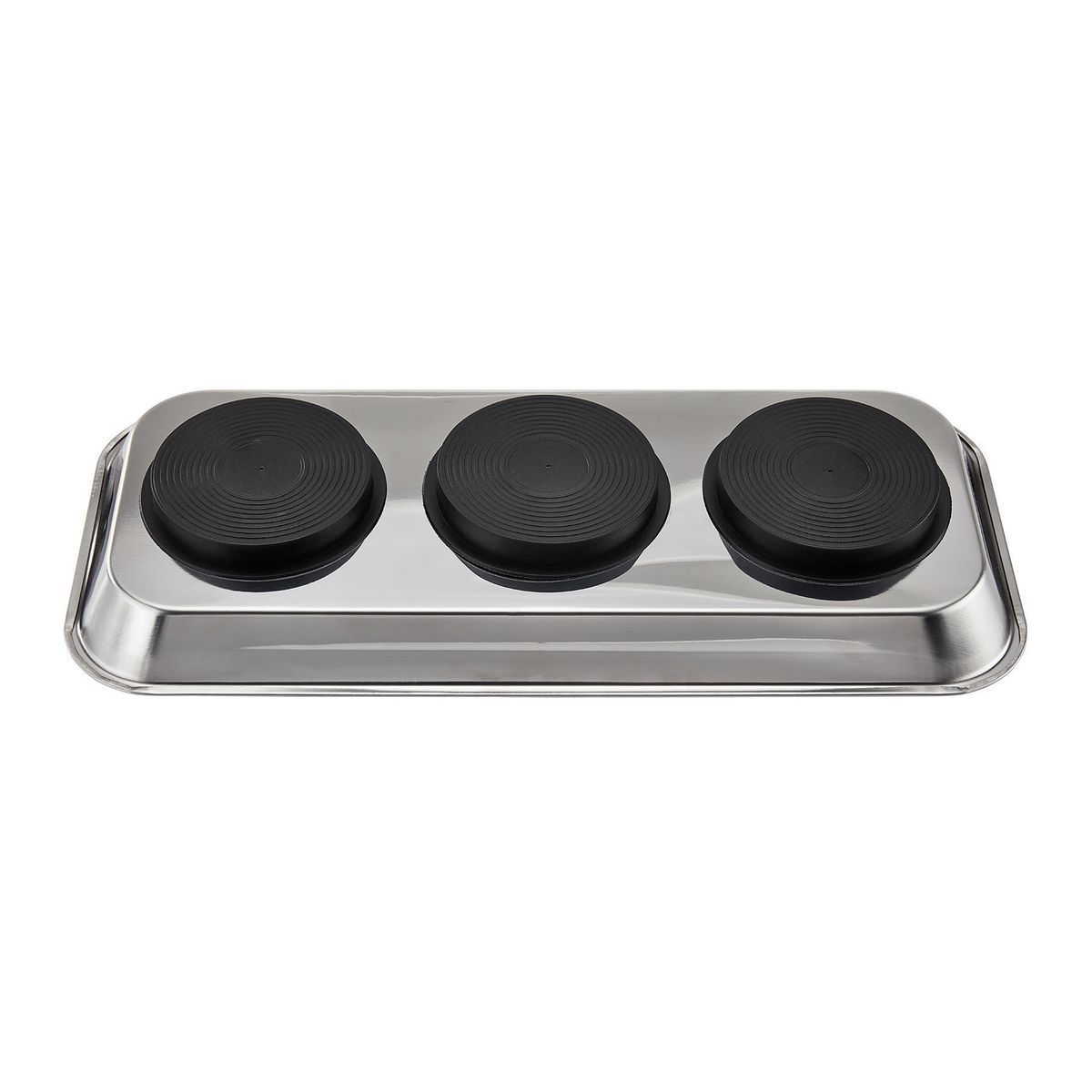 14-1/8 in. x 6-1/4 in. Magnetic Stainless Steel Parts Tray S15707