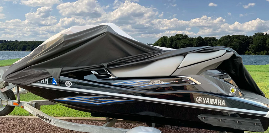 Black/Grey Jet Ski PWC Cover Y915552