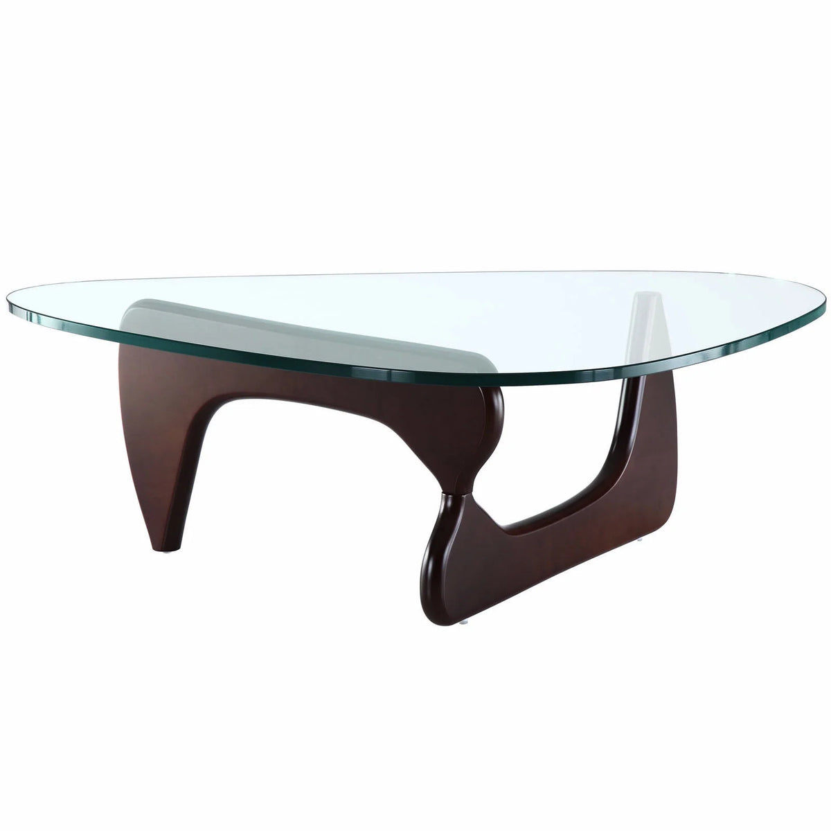 Modern Triangle Glass Top Coffee Table U26723