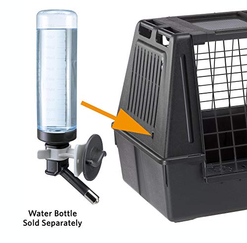 Black Assembled Car Dog Crate 39L x 23W x 26H Q6990