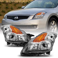 Chrome Housing Headlights Headlamps Replacement Driver+Passenger Side U7892