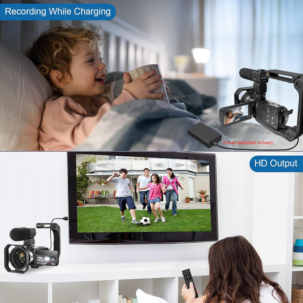 4K 48MP 60FPS WiFi Digital Camera with 18X Zoom A706