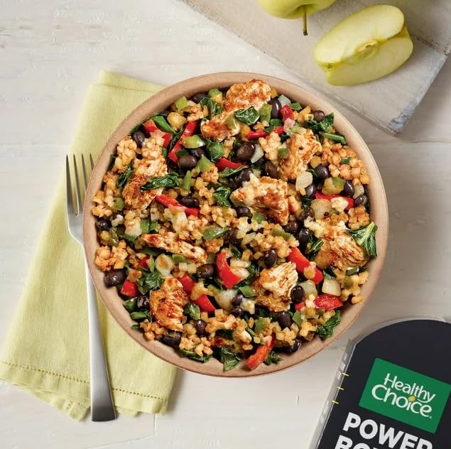 Spicy Black Beans Chicken & Riced Cauliflower Frozen Meal, 9.25 oz - Pack of 6 D203