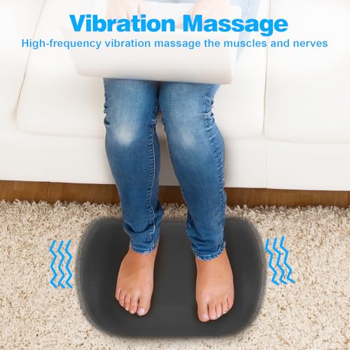 Electric Shiatsu Foot Massager with Heat, Adjustable Vibration Speed U519233