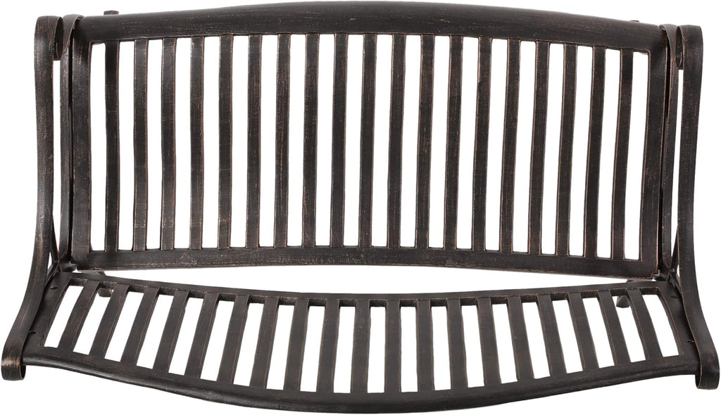 Bronze Cast Aluminum Bench V37232
