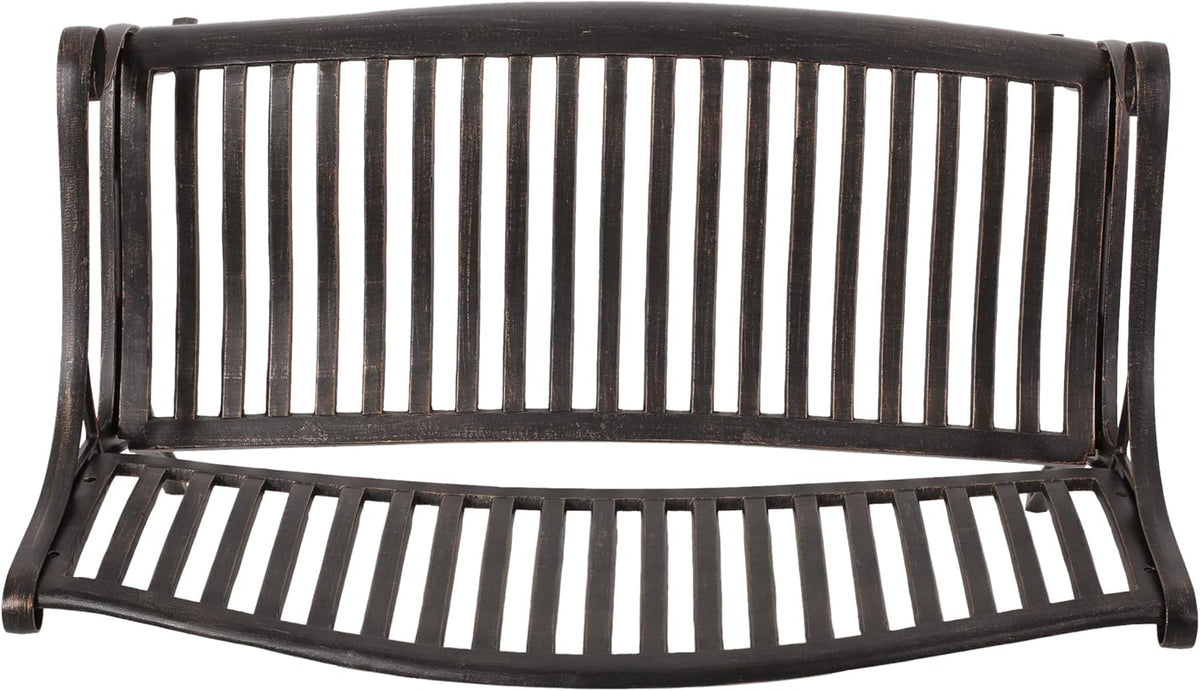 Bronze Cast Aluminum Bench V37232