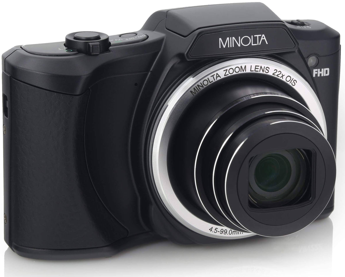 20.0-Megapixel 1080p Full HD Wi-Fi Digital Camera with 22x Zoom (Black) S184