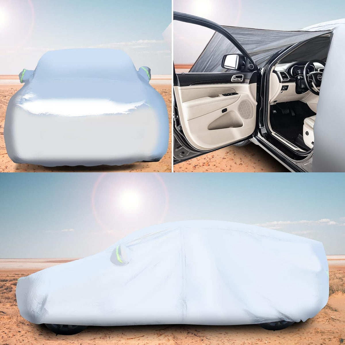 Waterproof Car Cover with Zipper A843320