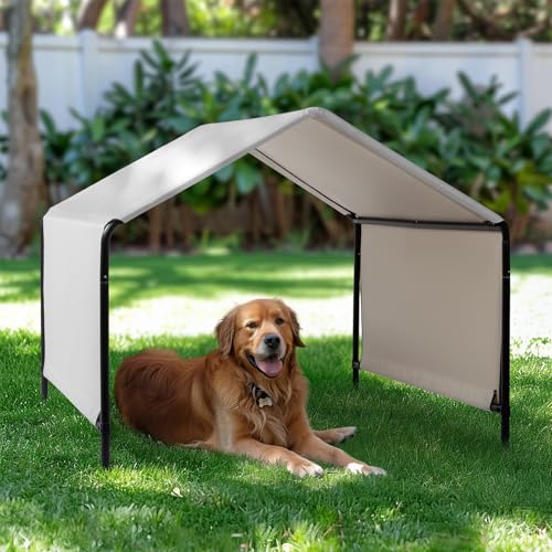 Gray Dog Tent with Waterproof Cover T528