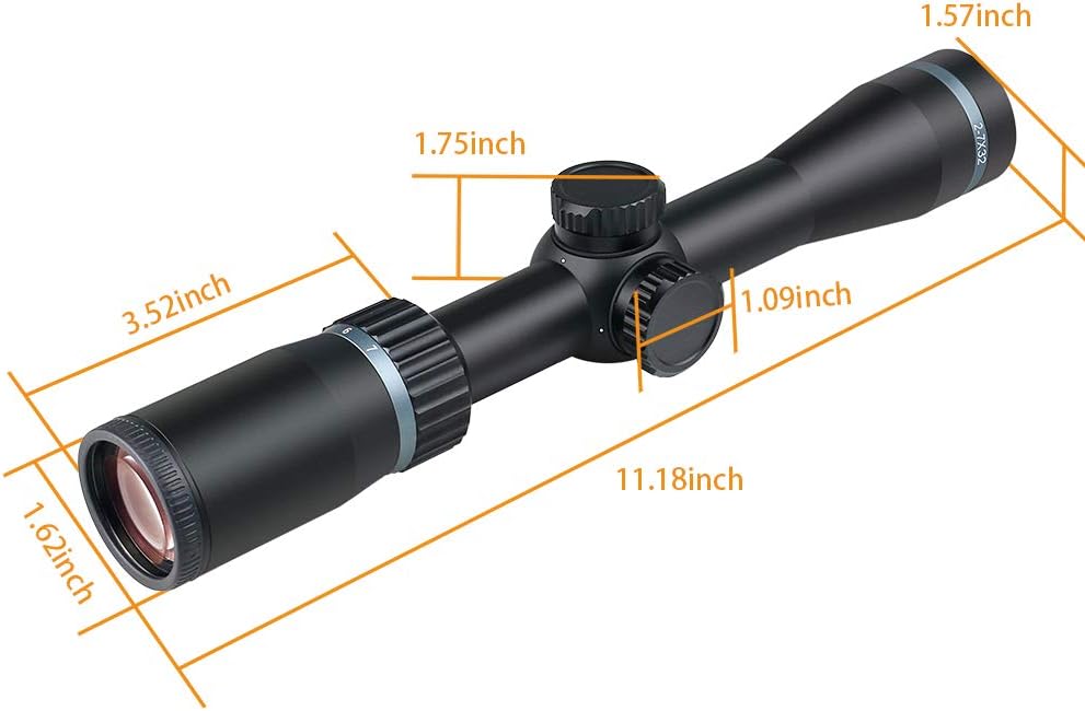 2-7x32mm Long Eye Relief Rifle Scope Q645139
