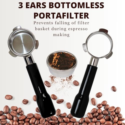 54mm Bottomless Stainless Steel Portafilter with Filter Basket Y921