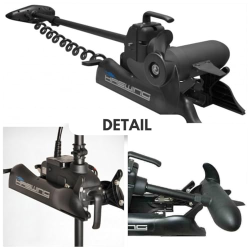 12V 55LB 54 Inch Shaft Electric Trolling Motor with Remote Control N649