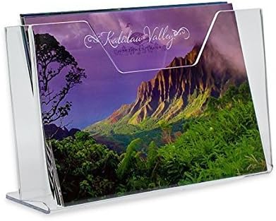 Postcard Holder Stand Rack Display Horizontal 6 Pack O584